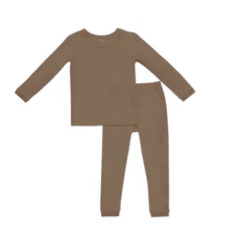 Kytebaby long sleeve pajama in coffee, size 18-24 months